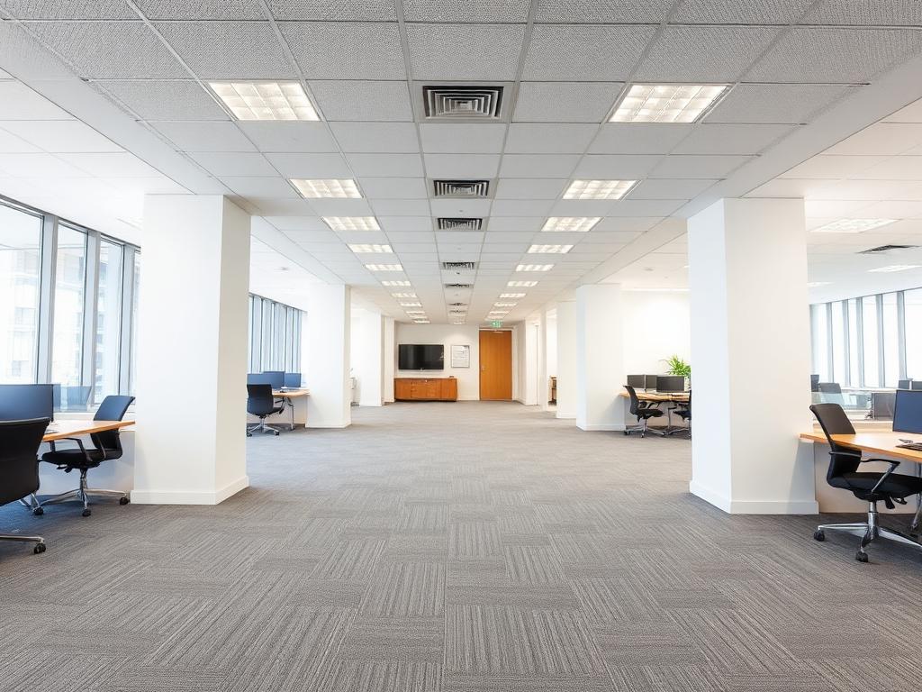 Office water damage after